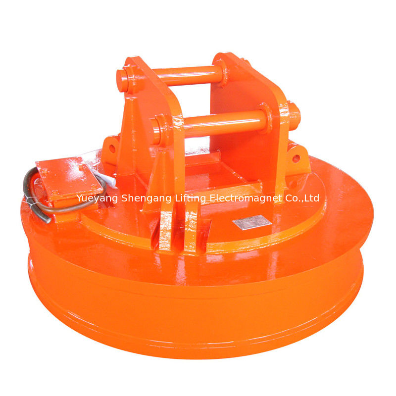 Small Scrap Metal Magnet , Hydraulic Magnet For Excavator Considerate Operation Reliability